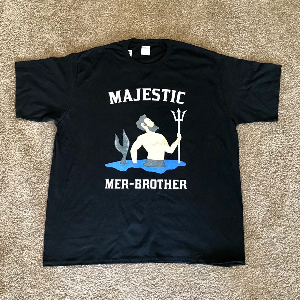 Majestic Mer-Brother Shirt 2XL Funny Aquaman